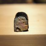 鮨 尚充 - あん肝とスイカの奈良漬巻き