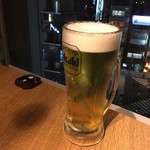 夜景個室居酒屋 伊吹 - 生ビールはスーパードライ