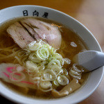 青竹手打ラーメン 日向屋 - らーめん（麺少な目）