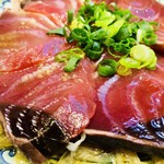 きまぐれ酒場 楽屋 - カツオ盛