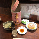 くろさわ - 来福（日本酒）＋大根＋板わさ