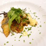 La Brianza - ホワイトアスパラと毛蟹と甘エビのリゾット