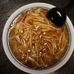 寿楽 - もやしラーメンはあんかけ風（¥７00）