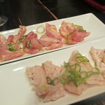 七輪焼き　天 - ミノ・せせり