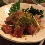 ぢょいふる - まぐろユッケ（￥480）