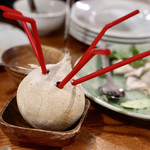 酒とタイ料理 ピッサヌローク - いぶしヤングココナッツジュース（マブラオジイヤ）
