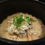 日本料理 晴山 - どっひゃー！越前カニ飯だぁｗｗ！