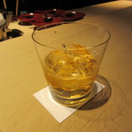 銀座うち山 - 梅酒ロック　 完熟紀州南高梅（和歌山） 900円+Tax