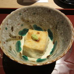 銀座うち山 - 焼きゴマ豆腐