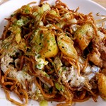 磯村屋 - 三色(肉・ポテト・玉子)大盛りの全部乗せ♪