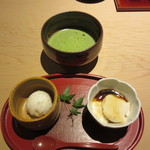 銀座うち山 - 御抹茶　＆　デザート