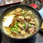 手打ちうどん 大蔵 - あっさりあさりバターうどん」