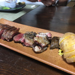 かたつむり - 真鴨の炭火焼 ももとロースとインカのめざめ