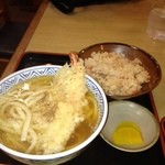 Dondon - 天ぷらうどんと混ぜご飯セット