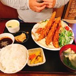 一歩 - エビフライ定食