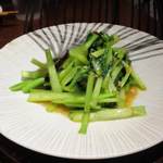 蓮香 - 搨菜雲南大豆唐辛子漬け強火炒め