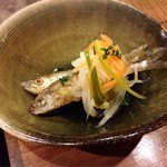 囲炉裏料理わ - 本もろこ南蛮漬