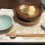 京料理 熊魚菴 たん熊北店 - 吸物、すっぽん丸鍋