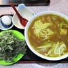 吉野屋 - 料理写真:カレーうどん 720円（以下 税込）+ 春菊天ぷら 60円。　　　　　　2019.04.16