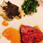 SUGALABO - お肉も柔らかく最高の火入れ加減。付け合わせのトリュフポテトも良かったです