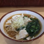 そばの神田 東一屋 - アサソバビンボー！  
      朝そば＋肉！