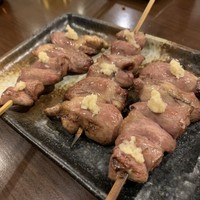 里葉亭 - ハツ生姜添え