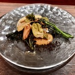 セルサルサーレ - ツブ貝と春野菜のサラダ