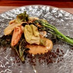 セルサルサーレ - ツブ貝と春野菜のサラダ