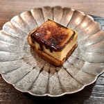 セルサルサーレ - フォアグラのブリュレとエスプレッソの食パン