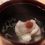 鮨 よし田 - アブラメとじゅん菜椀