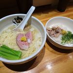 鴨中華そば雑炊セット (塩）　2019.3