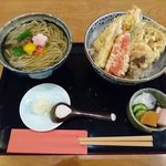 手打ち蕎麦 銀杏 - 穴子丼御膳　2019.03