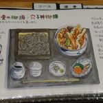 手打ち蕎麦 銀杏 - お昼のメニュー　2019.3