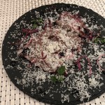 ビストロ ダイア - 仙台牛のもも肉の炙りにパルミジャーノレッジャーノとバルサミコソース