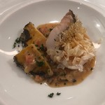 ビストロ ダイア - 甘鯛の鱗焼きと北海道の蝦夷鮑