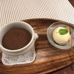 ビストロ ダイア - 相方 フォンダンショコラとバニラアイス