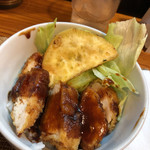 キッチン 田 - チキンカツ丼ミニセット＋200円
さつまいもはこの日サービス