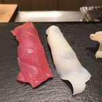 Sushi Kouduma - 鮪赤身、烏賊！