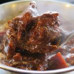 一文字カリー店 - チキンカリールーの具材