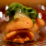 銀座 しのはら - 赤貝とうに