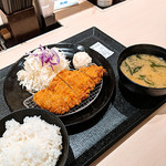 松のや 元町店 - 得朝ロースかつ定食 400円