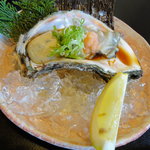 ゆたか屋 - 天然岩牡蠣　ポン酢