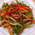 Stir-fried Sliced Beef and Bell Peppers (Small) for 2-3 People