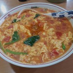 台湾厨房 楽福苑 - トマトと卵の入った  台湾風坦々麺
