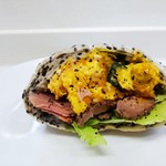 パンドール - 【2019.04】かぼちゃとクリームチーズのピタサンド(300円+税)