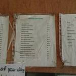 C&J Hamburger & Hotdog Stand - メニュー