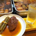 博多のおでん - ハイボール、ふき、いわしつくね