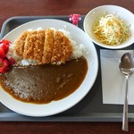 カレー＆カフェ カレー王子 - カツカレー(サラダ付)　￥1,000