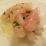 アル・ケッチァーノ - ◆「イシナギとセロリのレモンじめ」