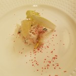 アル・ケッチァーノ - ◆「紅ずわい蟹と雪菜の辛いサラダ」